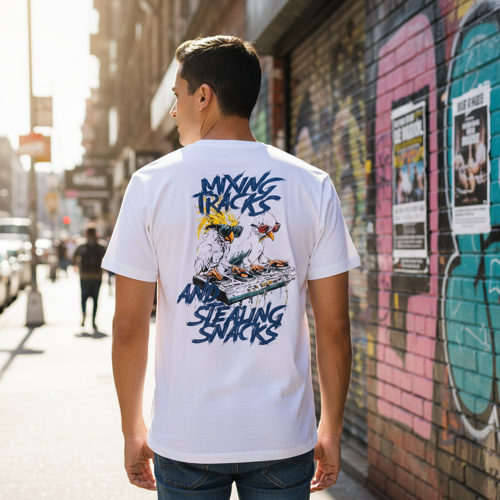 DJ T-Shirt - Back View